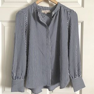 Loft striped blouse